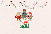 Holly Jolly Groovy Christmas, a Seasonal Illustration by Mio Buono (Thumbnail 13 of 13)