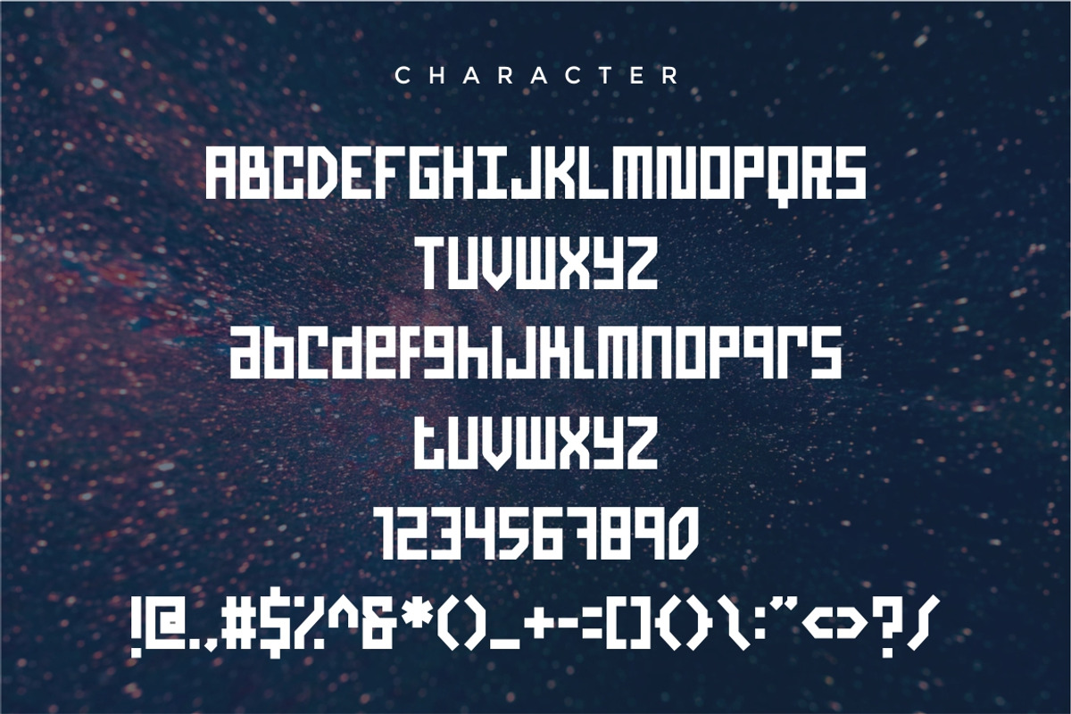 Pixel Bit Typeface preview 4