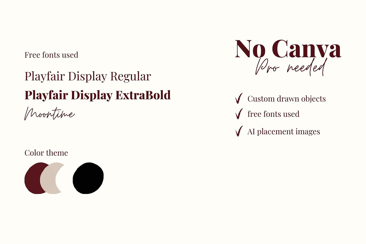 Cherry Instagram Canva Templates, a Social Media Template by kreart (Photo 3 of 6)