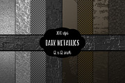 Dark Metallic Digital Paper, a Graphic by Jodi Van der Kruik (Thumbnail 1 of 5)