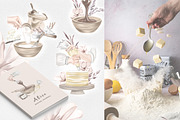 Cake Baking, a Food Illustration by Rachel Art Studio (Thumbnail 4 of 7)