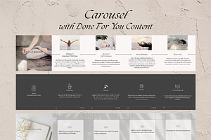 Wellness Coach Template Canva