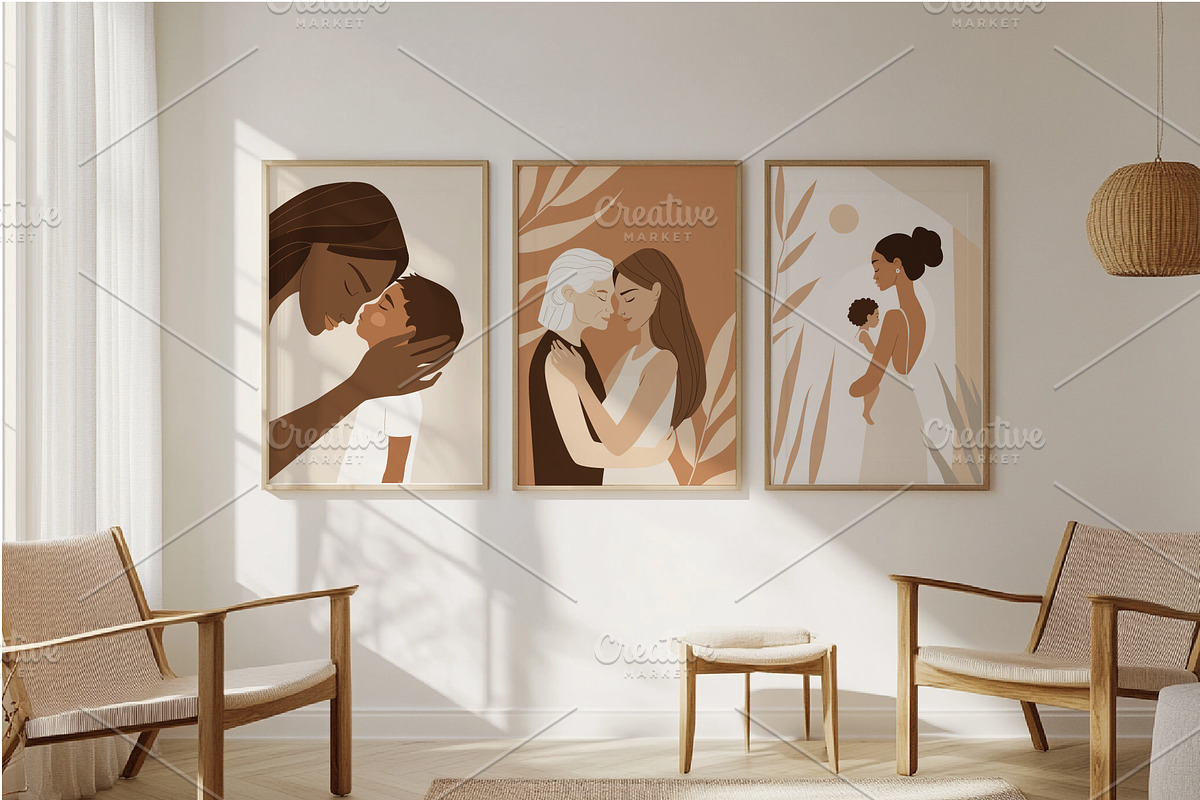 Endless Love – Mother & Child Greeti, a Person Illustration by VasilkovS (Photo 4 of 7)