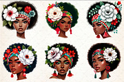 Black History Month Afro Girl Clipar, a Seasonal Illustration by Rose Art (Thumbnail 4 of 4)