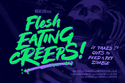 More Brains! Retro Horror Font, a Handwritten Font by Wingsart Studio (Thumbnail 11 of 14)