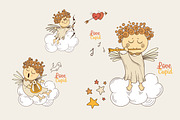 Cartoon Vector Cupids, an Illustration by logika 600 (Thumbnail 2 of 2)