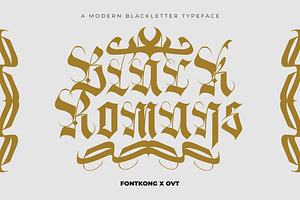 Black Romans - Modern Blackletter