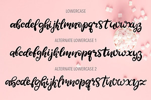 Handwritten Script Font Sweet Tooth