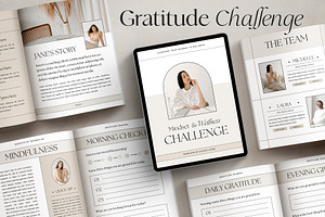 Gratitude Wellness Challenge CANVA