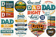 Father's Day PNG, Faux Yarn Dad PNG,, an Illustration by GatewayDesign (Thumbnail 1 of 6)
