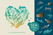 UNDERWATER BUNDLE 50%off, an Animal Illustration by Lemaris (Thumbnail 5 of 5)