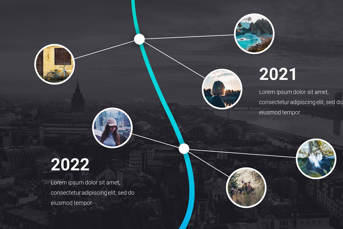 Timeline Infographics PowerPoint, a Presentation Template by Presentation Templates (Photo 15 of 16)