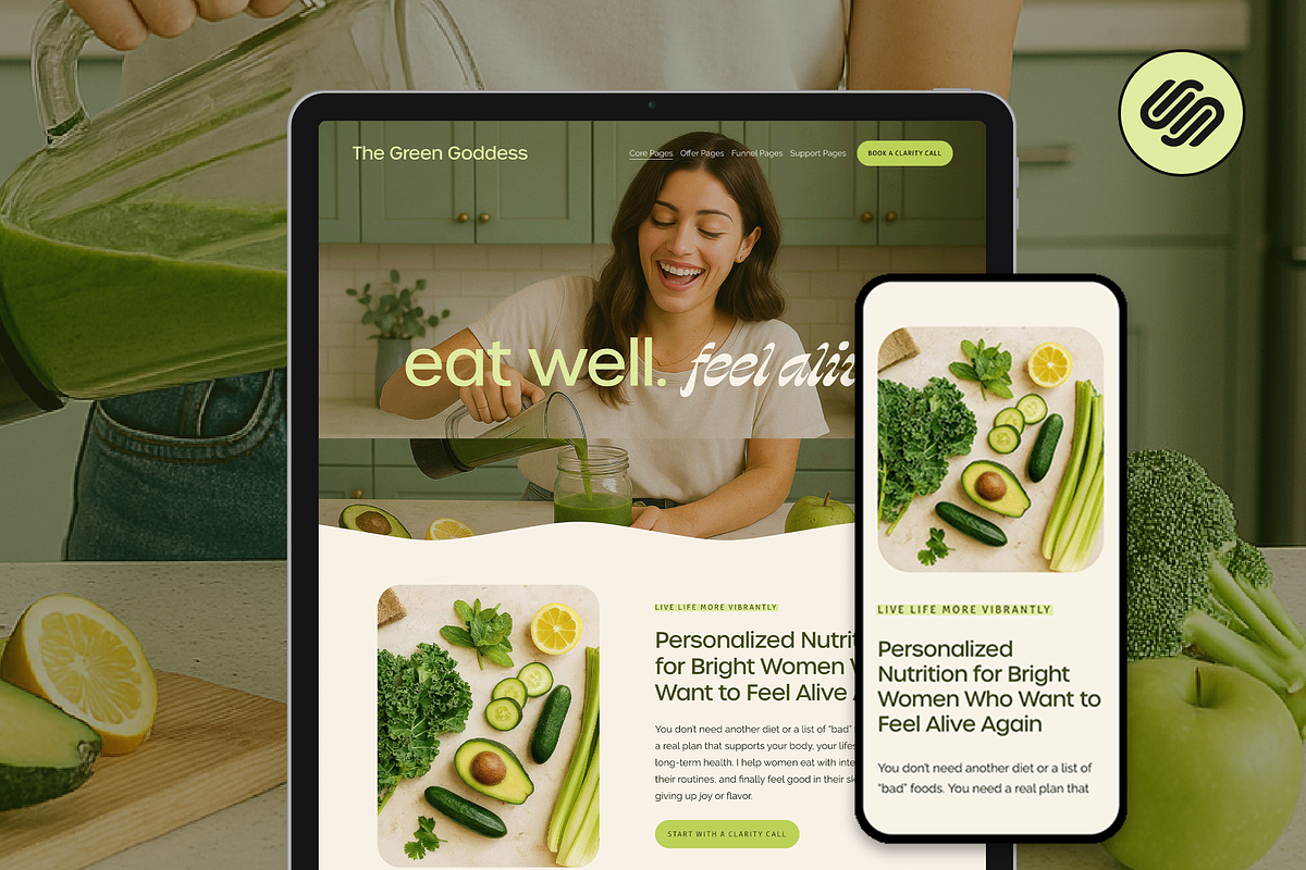 Squarespace Website Template