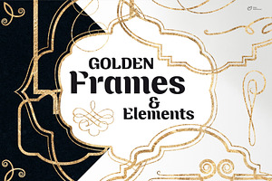 Golden frames & elements