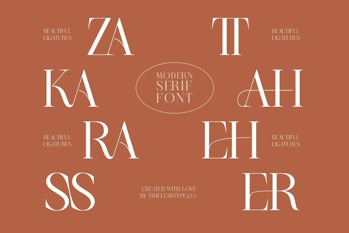 Heqra Modern Luxury Serif Font, a Serif Font by timelesstype.co (Photo 10 of 20)