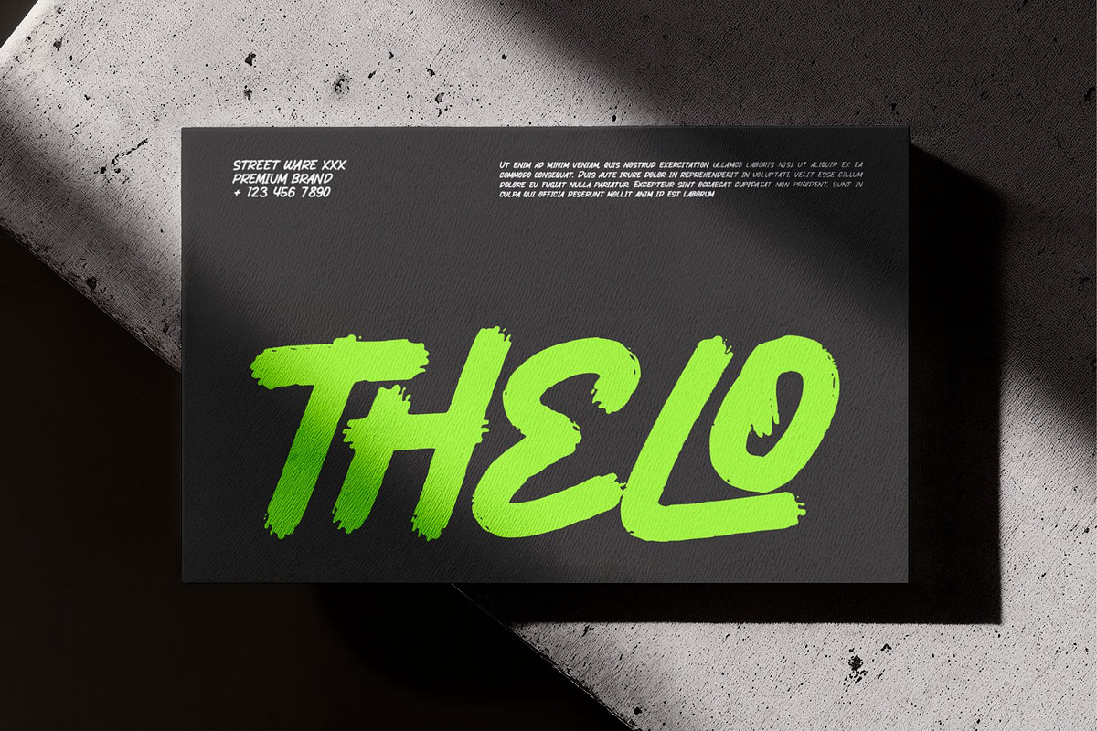 Badaz Rough || Handwrittern Font, a Handwritten Font by Ermedia Studio (Photo 2 of 10)