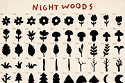 Night Woods, a Decorative Illustration by Dina Mae (Thumbnail 8 of 10)