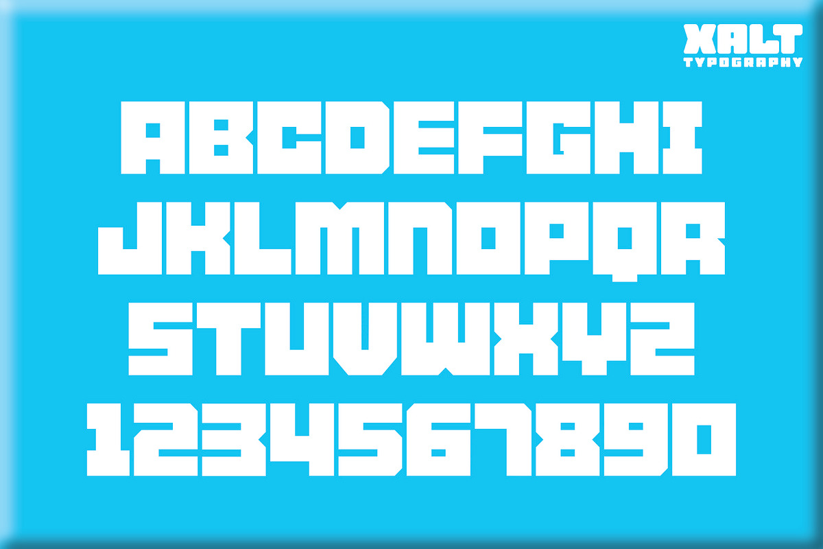 YEP – The Big, Bold Block Font, a Sans Serif Font by XALT Typography (Photo 3 of 6)