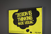 REALISTIC POSTER FRAME MOCKUPS, a Print Template by Franklin Design (Thumbnail 4 of 5)