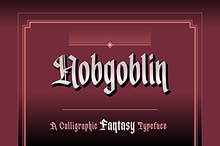 Hobgoblin - fantasy font