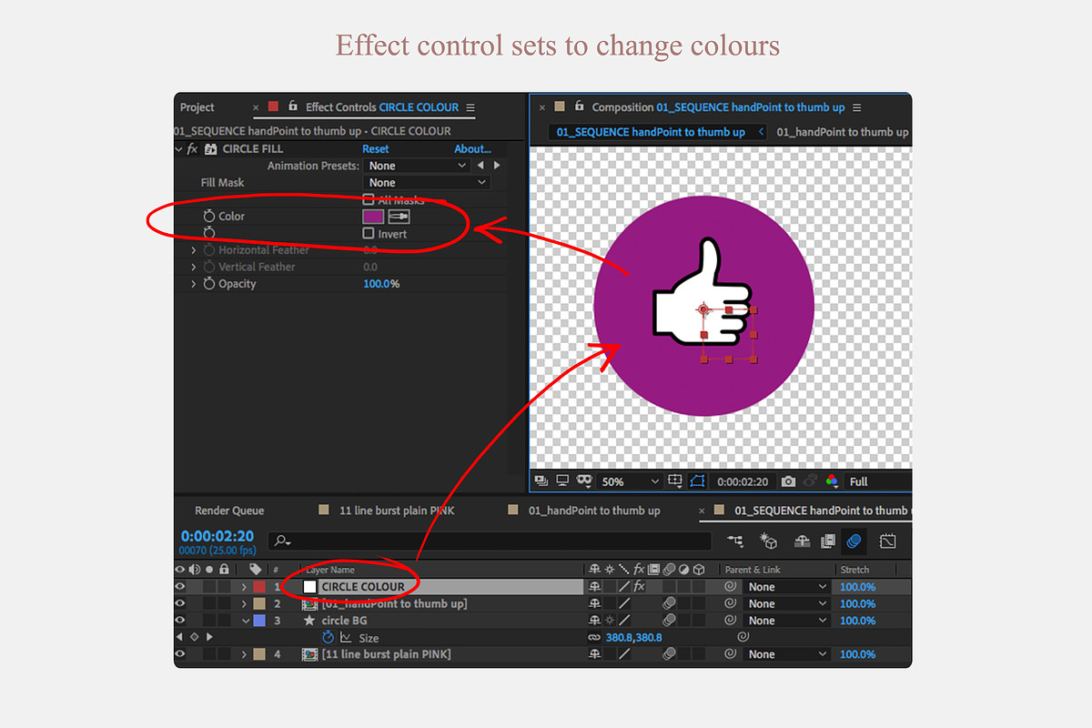 Animated thumbs up icon, a Templates & Theme by sh.creative (Photo 5 of 6)