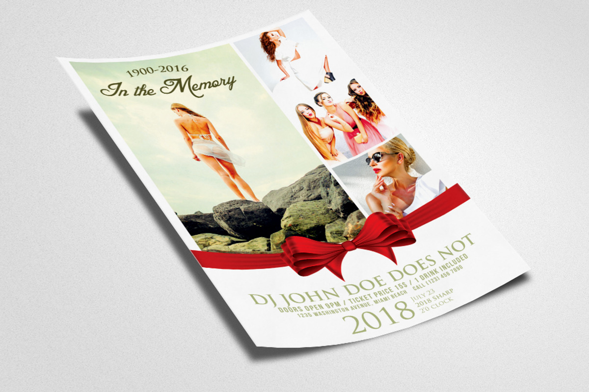 Memorial Flyer Template, a Flyer Template by Business Flyers (Photo 2 of 3)