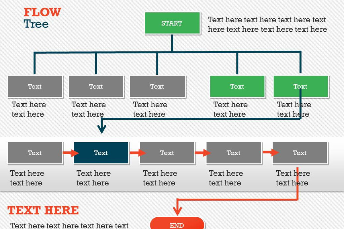 Flow Charts 1 PowerPoint Template, a Presentation Template by Yes Presentations (Photo 43 of 73)