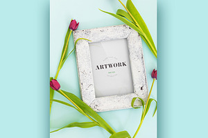 Floral Frames Mockup