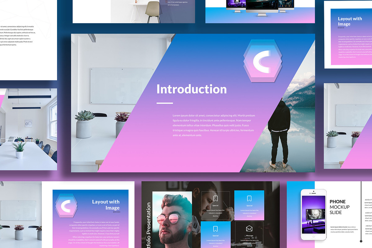 Cafo Business Google Slides, a Presentation Template by Infinity Vector Studio (Photo 4 of 5)