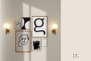 10 Bundle frame psd mockup for wall, a Print Template by DSTUDIO888 (Thumbnail 7 of 8)