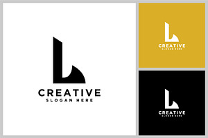 initials letter L abstract logo, a Branding & Logo Template by quadrazo