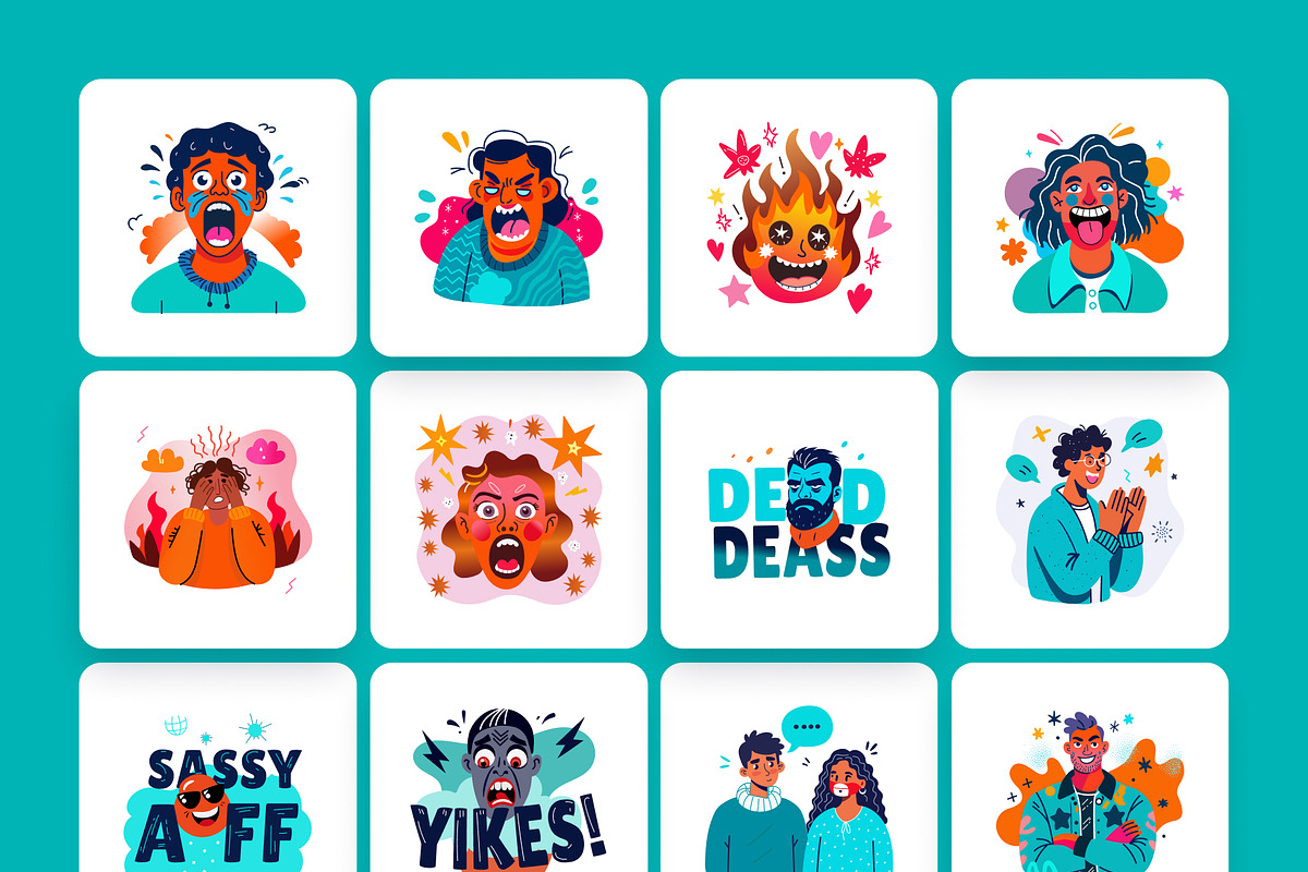 Gen Z Reaction Stickers, an Emoji Icon by Creative Stall (Photo 7 of 9)