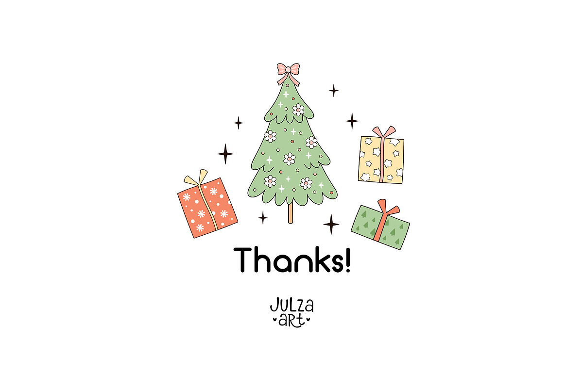 Silly Christmas Goose Clipart, an Animal Illustration by JulzaArt (Photo 6 of 6)