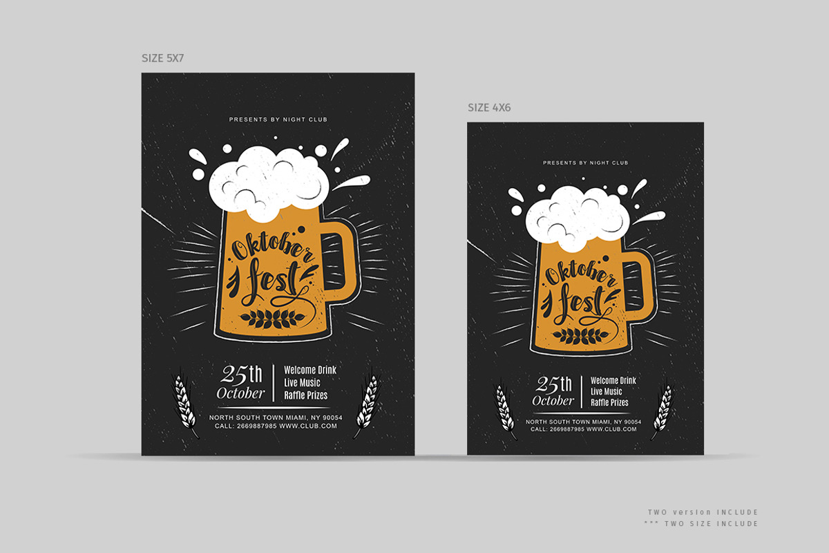 Oktoberfest flyer template, a Flyer Template by Madhabi Studio (Photo 3 of 5)