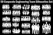 Corporate Engineering Team Silhouett, an Object Graphic by Creativeshirt (Thumbnail 2 of 5)