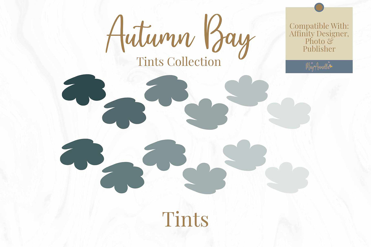 Earthy Leaf & Blue Palette Affinity, a Palette Add-On by May Annella (Photo 4 of 8)