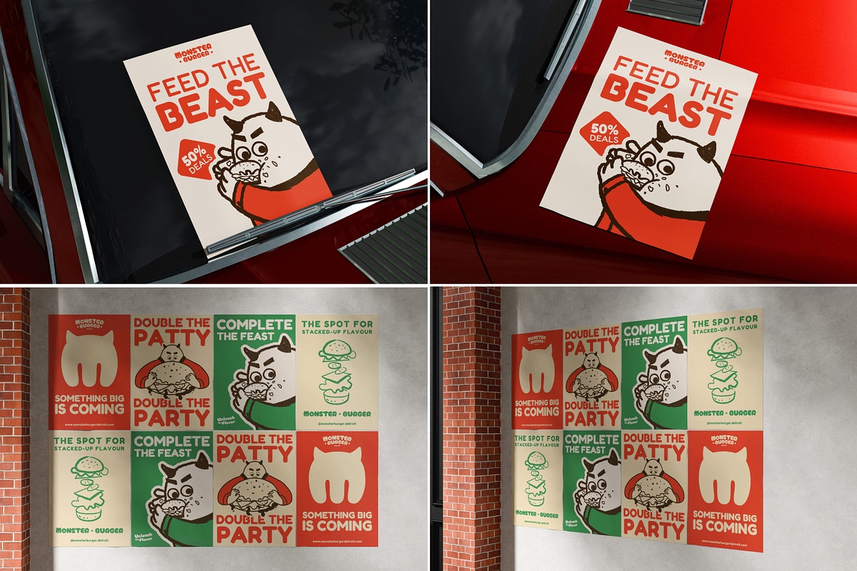 Burger & Fast Food Packaging Mockups, a Packaging Mockup by Vitora Mockup (Photo 9 of 12)
