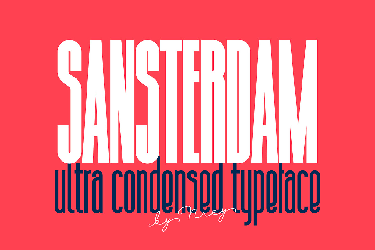 Sansterdam ultra condensed