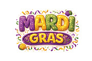 Faux Yarn Mardi Gras Png Crochet Png, an Illustration by DreamPrint404 (Thumbnail 2 of 6)