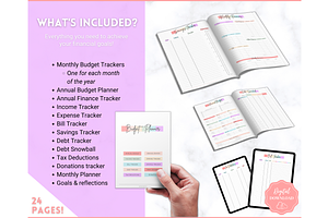 Budget Planner Printable BUNDLE!