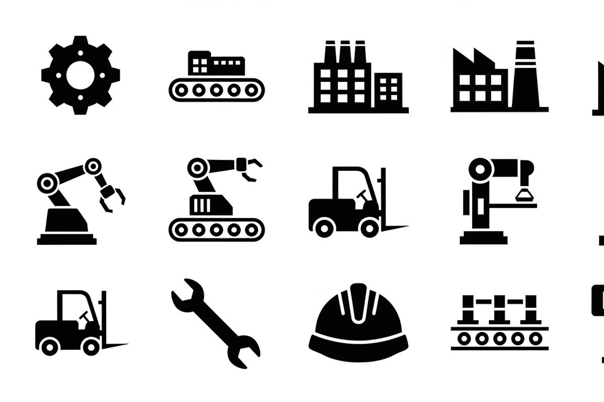 Bold industrial machine silhouette, an Illustration by Amazin_art (Photo 27 of 31)