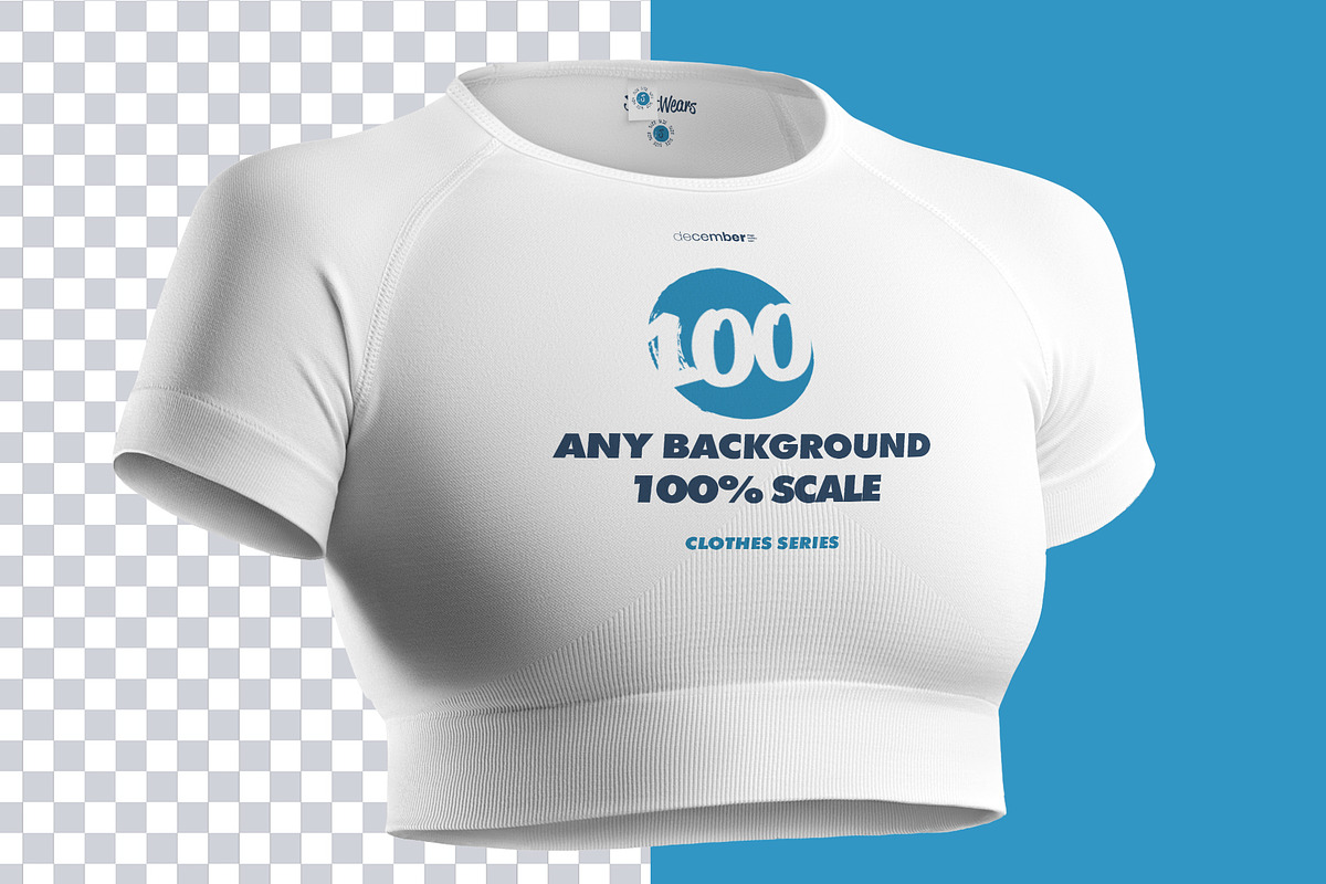 5 3D Sports Leggings and Top Mockups, a Shirt Mockup by Grow Design Craft Studio (Photo 6 of 7)