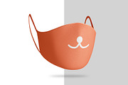 Face mask mockup, a Mask Mockup by Radmila (Thumbnail 5 of 8)