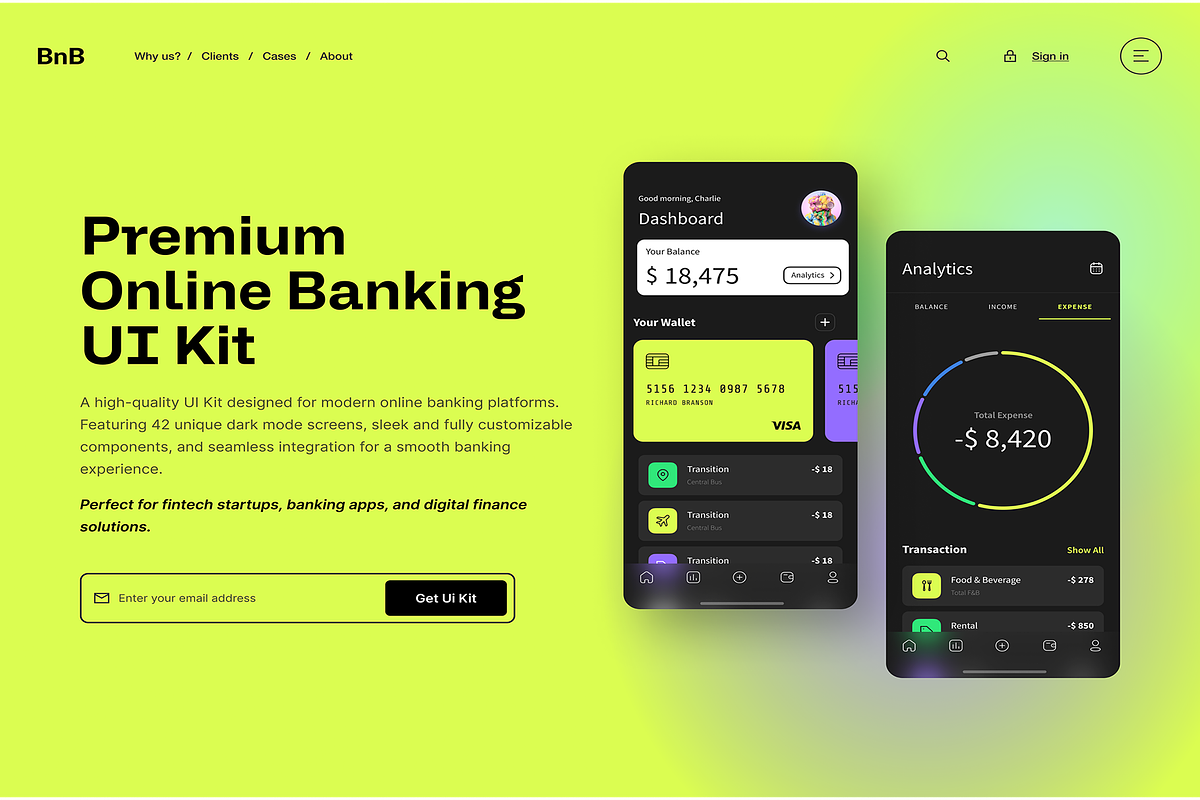 Online Banking Ui Kit, an UI Kit Template by Julia Shagofferova (Photo 3 of 6)