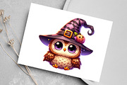 Kawaii Halloween Clipart Bundle, an Illustration by Canvas Craft (Thumbnail 5 of 8)