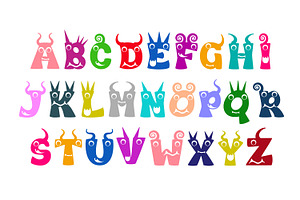 Cute Monster Font