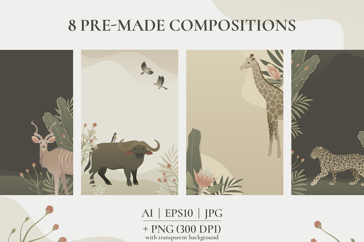 Exotic Wildlife Illustrations, a Decorative Illustration by Wild and Wonder by Ana (Photo 7 of 13)