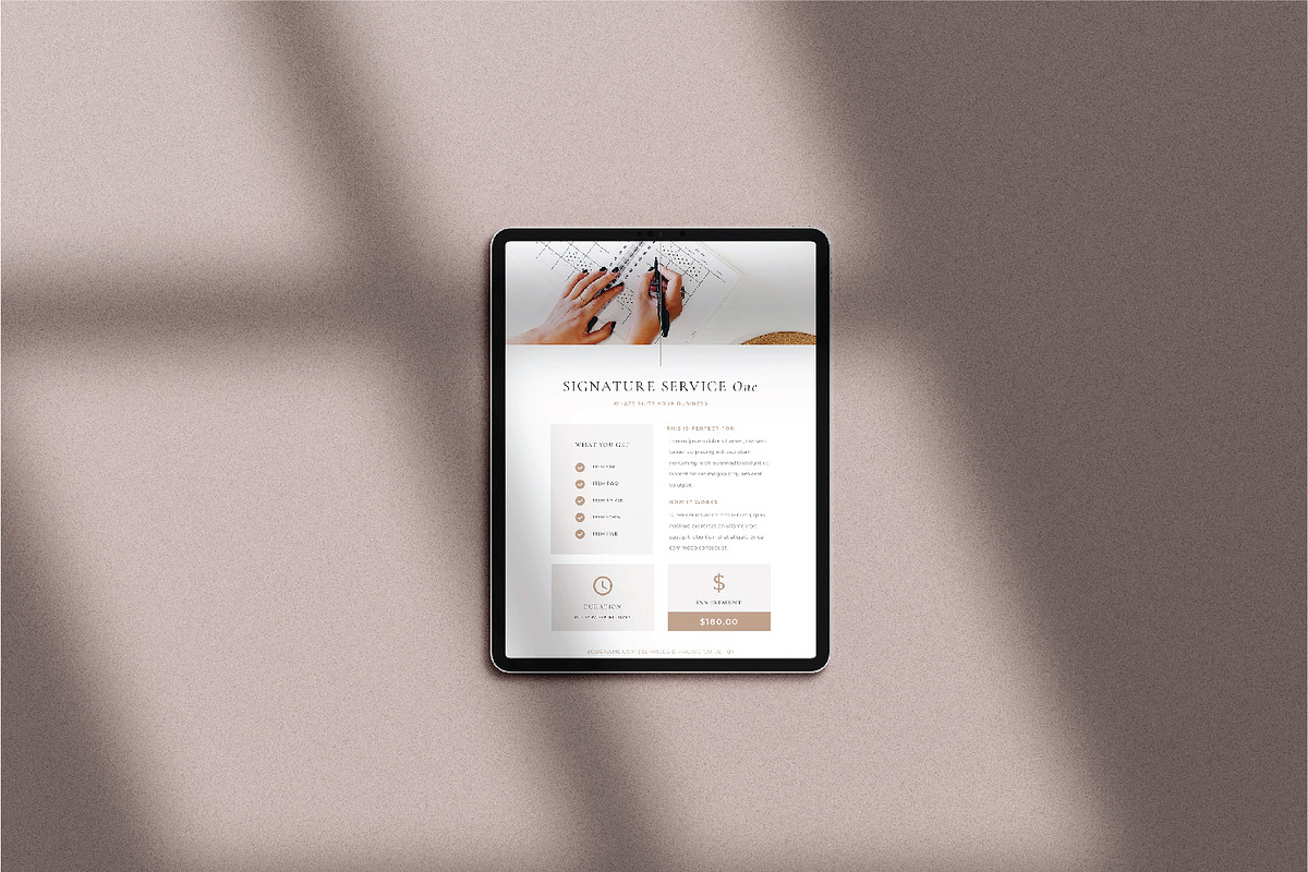 Services & Pricing Guide | Canva, a Presentation Template by Wild Theory (Photo 2 of 12)