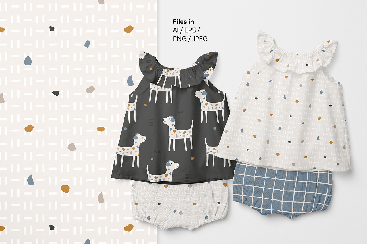 Dalmatians Patterns, a Pattern Graphic by Muriel Petitpattern