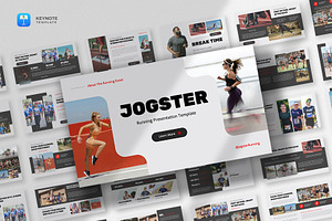 Running Sport Keynote Template, a Presentation Template by fluffstudio